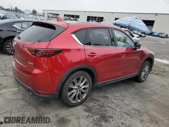 2020 Mazda CX-5 Grand Touring with VIN JM3KFADM1L1837775, listed as a Copart auction lot 55314595 with 82,359 mi miles and Clean Title. Bid and sale history available at DreamBid. Image 3.