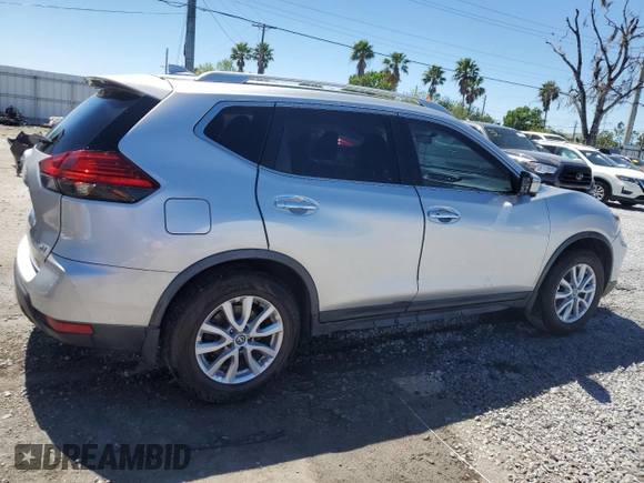 2017 Nissan Rogue SL with VIN JN8AT2MT5HW405585, listed as a Copart auction lot 49494535 with 93,390 mi miles and Non Repairable. Bid and sale history available at DreamBid. Image 3.
