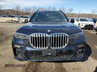 2022 BMW X7 xDrive40i with VIN 5UXCW2C02N9M84404, listed as a Copart auction lot 45557825 with 0 mi miles and Salvage Title. Bid and sale history available at carsss.com. Image 5.