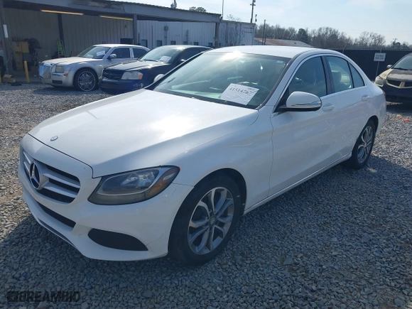 2015 Mercedes-Benz C-Class C 300 with VIN 55SWF4JB5FU050157, listed as a IAAI auction lot 41514767 with 250,978 mi miles. Bid and sale history available at carsss.com. Image 17.
