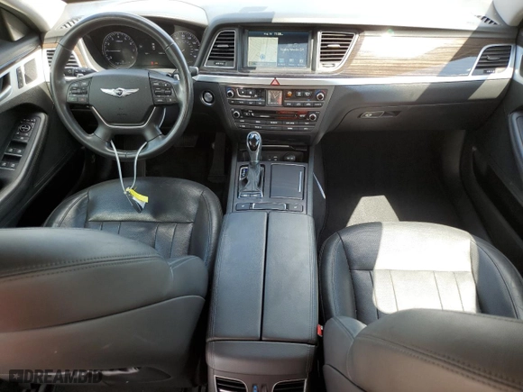 2017 Genesis G80 3.8L with VIN KMHGN4JE9HU177552, listed as a Copart auction lot 68233884 with 72,861 mi miles and Salvage Title. Bid and sale history available at carsss.com. Image 8.