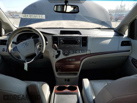 2013 Toyota Sienna XLE AAS with VIN 5TDYK3DC2DS394736, listed as a Copart auction lot 51162615 with 246,215 mi miles and Salvage Title. Bid and sale history available at carsss.com. Image 8.