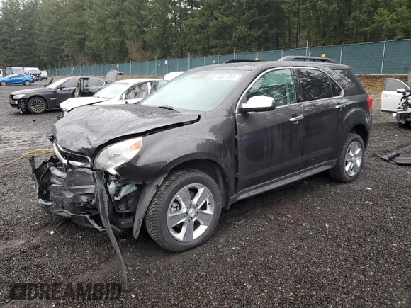 2015 Chevrolet Equinox LT with VIN 2GNFLGEK0F6314839, listed as a Copart auction lot 46631085 with 141,317 mi miles and Salvage Title. Bid and sale history available at carsss.com. Image 1.