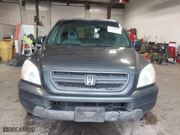 2005 Honda Pilot EX-L with RES with VIN 2HKYF18655H521175, listed as a IAAI auction lot 41490812 with 357,033 mi miles. Bid and sale history available at carsss.com. Image 13.
