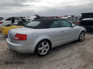 2005 Audi A4 3.0L with VIN WAUDT48H95K007242, listed as a Copart auction lot 76129744 with 0 mi miles and Non Repairable. Bid and sale history available at carsss.com. Image 3.