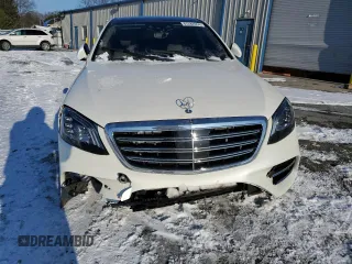 2020 Mercedes-Benz S-Class S 450 with VIN W1KUG6EB8LA559889, listed as a Copart auction lot 87282954 with 36,057 mi miles and Salvage Title. Bid and sale history available at carsss.com. Image 5.