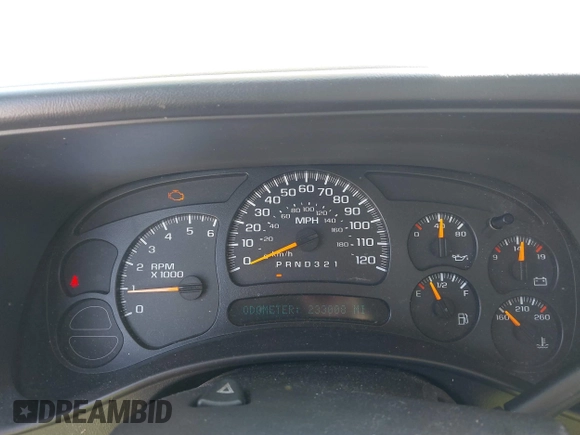 2006 Chevrolet Silverado 1500 Work Truck with VIN 1GCEC19XX6Z253172, listed as a IAAI auction lot 41747425 with 233,008 mi miles. Bid and sale history available at carsss.com. Image 7.