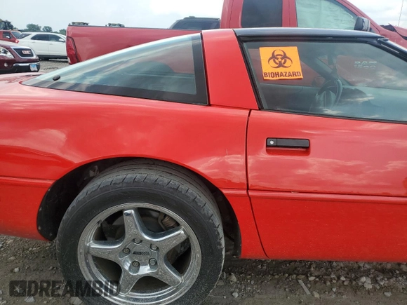 1996 Chevrolet Corvette with VIN 1G1YY22P6T5110052, listed as a Copart auction lot 64186044 with 0 mi miles and Salvage Title. Bid and sale history available at carsss.com. Image 10.