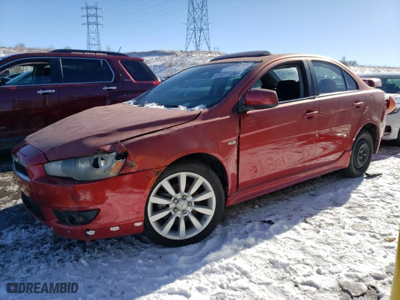 2009 Mitsubishi Lancer GTS with VIN JA3AU86W89U010881, listed as a Copart auction lot 41677155 with 0 mi miles and Clean Title. Bid and sale history available at carsss.com. Image 1.