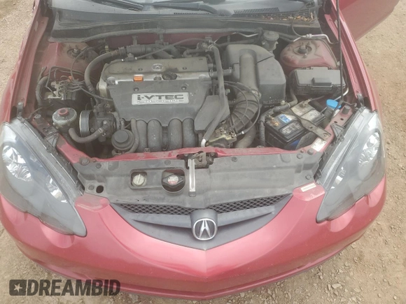 2002 Acura RSX Auto with VIN JH4DC54802C012624, listed as a Copart auction lot 62392515 with 226,368 mi miles and Salvage title. Bid and sale history available at DreamBid. Image 11.
