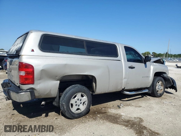 2008 Chevrolet Silverado 1500 Work Truck with VIN 1GCEC14X68Z313202, listed as a Copart auction lot 49251375 with 0 mi miles and Non Repairable. Bid and sale history available at carsss.com. Image 3.