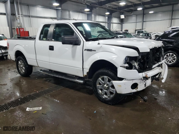 2013 Ford F-150 XL with VIN 1FTFX1EFXDFC42774, listed as a Copart auction lot 46181475 with NaN miles and Salvage Title. Bid and sale history available at carsss.com. Image 4.