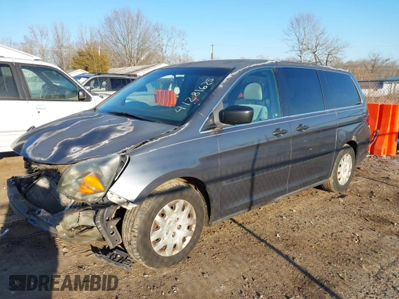 2010 Honda Odyssey LX with VIN 5FNRL3H28AB026712, listed as a IAAI auction lot 41281625 with 223,905 mi miles. Bid and sale history available at carsss.com. Image 17.