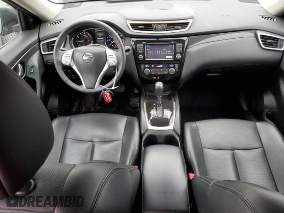 2016 Nissan Rogue SL with VIN 5N1AT2MV9GC742768, listed as a Copart auction lot 48130555 with 53,733 mi miles and Salvage Title. Bid and sale history available at DreamBid. Image 8.