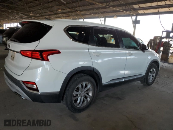 2019 Hyundai Santa Fe SE z VIN 5NMS23AD4KH038484, wystawiony jako Copart lot #59189315 z przebiegiem 69 900 mil mil oraz Szkoda całkowita • Salvage title. Historia ofert i sprzedaży dostępna na DreamBid. Obrazek 3.