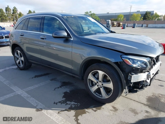 2017 Mercedes-Benz GLC with VIN WDC0G4JB0HF143195, listed as a IAAI auction lot 42004430 with 18,560 mi miles. Bid and sale history available at carsss.com. Image 1.