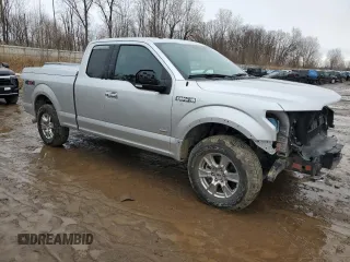 2017 Ford F-150 XL with VIN 1FTEX1EP4HFB65507, listed as a Copart auction lot 46574405 with 21,992 mi miles and Clean Title. Bid and sale history available at carsss.com. Image 4.