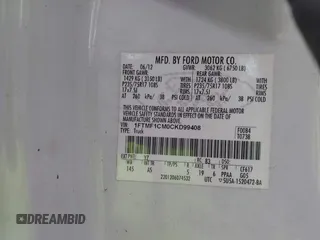 2012 Ford F-150 XL с VIN 1FTMF1CM0CKD99408, выставлен на аукционе IAAI как лот 42684631 с пробегом 65 606 миль миль и . История ставок и продаж доступна на DreamBid. Изображение 9.