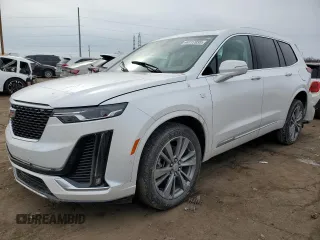 2024 Cadillac XT6 AWD Premium Luxury с VIN 1GYKPDRS0RZ759007, выставлен на аукционе Copart как лот 44117035 с пробегом 10 037 миль миль и Списание • Salvage title. История ставок и продаж доступна на DreamBid. Изображение 1.