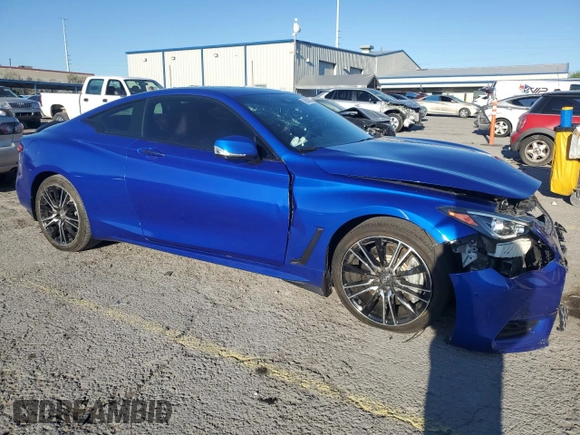 2018 Infiniti Q60 Sport with VIN JN1EV7EL5JM391193, listed as a Copart auction lot 56533725 with 77,368 mi miles and Salvage title. Bid and sale history available at DreamBid. Image 4.