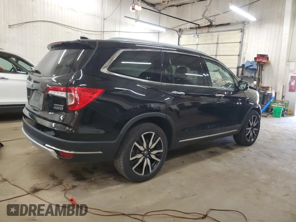 2019 Honda Pilot Touring 7-Passenger with VIN 5FNYF6H65KB092806, listed as a Copart auction lot 54205085 with 130,219 mi miles and Salvage title. Bid and sale history available at DreamBid. Image 3.