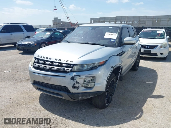 2013 Land Rover Range Rover Evoque Pure Plus with VIN SALVP2BG6DH851128, listed as a IAAI auction lot 42451942 with 137,012 mi miles and . Bid and sale history available at DreamBid. Image 2.