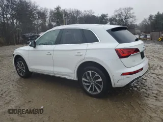 2021 Audi Q5 Prestige with VIN WA1CAAFY3M2019191, listed as a Copart auction lot 47166145 with 60,079 mi miles and Salvage title. Bid and sale history available at DreamBid. Image 2.