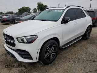 2022 Mercedes-Benz GLE 350 with VIN 4JGFB4JB8NA611130, listed as a Copart auction lot 59917185 with 48,467 mi miles and Salvage title. Bid and sale history available at DreamBid. Image 1.