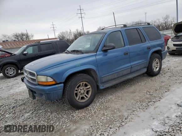 2002 Dodge Durango z VIN 1B4HR48N32F114314, wystawiony jako Copart lot #41796875 z przebiegiem 198 755 mil mil oraz Szkoda całkowita • Salvage title. Historia ofert i sprzedaży dostępna na DreamBid. Obrazek 1.