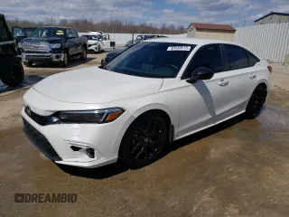 2024 Honda Civic Sedan Sport with VIN 2HGFE2F53RH581529, listed as a Copart auction lot 50530015 with 11,017 mi miles and Salvage Title. Bid and sale history available at carsss.com. Image 1.