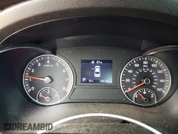 2020 Kia Optima LX with VIN 5XXGT4L34LG412430, listed as a Copart auction lot 59617215 with 139,196 mi miles and Salvage title. Bid and sale history available at DreamBid. Image 9.