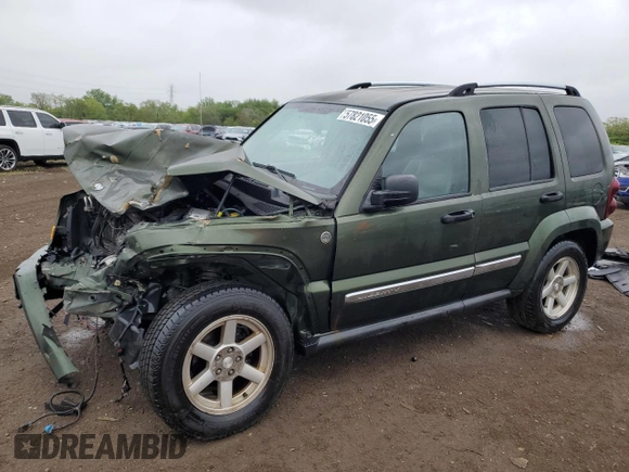2007 Jeep Liberty Limited with VIN 1J4GL58K57W577746, listed as a Copart auction lot 57821055 with Not provided miles and Non repairable. Bid and sale history available at DreamBid. Image 1.