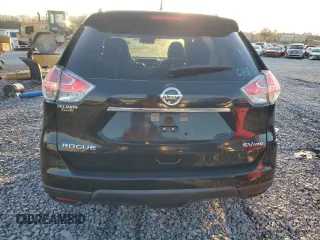 2015 Nissan Rogue S with VIN KNMAT2MV7FP585575, listed as a Copart auction lot 47958775 with 109,336 mi miles and Salvage Title. Bid and sale history available at DreamBid. Image 6.