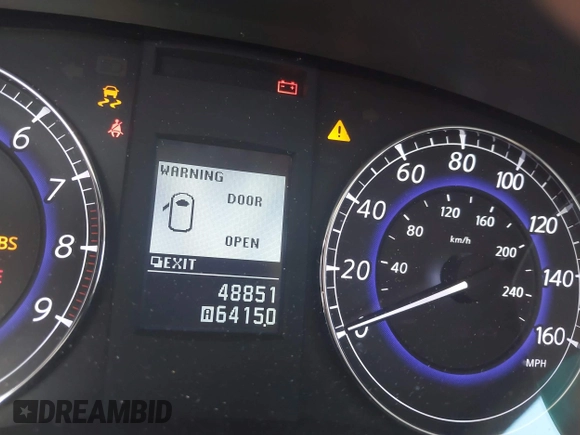 2014 Infiniti QX50 Journey with VIN JN1BJ0HP6EM210628, listed as a IAAI auction lot 40570424 with 48,851 mi miles. Bid and sale history available at carsss.com. Image 7.