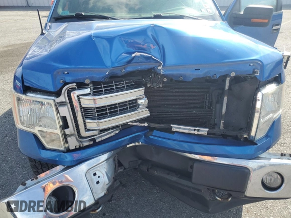 2013 Ford F-150 XL with VIN 1FTFW1EF2DFA71117, listed as a Copart auction lot 53918035 with 139,213 mi miles and Salvage Title. Bid and sale history available at DreamBid. Image 11.