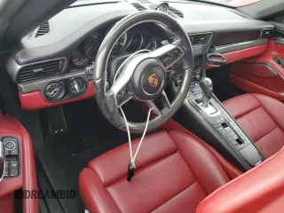 2019 Porsche 911 Turbo S with VIN WP0CD2A90KS144374, listed as a Copart auction lot 77759844 with Not Provided miles and Non Repairable. Bid and sale history available at DreamBid. Image 8.