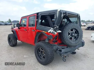 2015 Jeep Wrangler Unlimited Sport with VIN 1C4HJWDGXFL575918, listed as a IAAI auction lot 42349494 with Not provided miles and . Bid and sale history available at DreamBid. Image 3.
