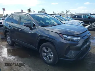 2024 Toyota RAV4 XLE with VIN 2T3P1RFV8RC467566, listed as a IAAI auction lot 41444250 with 4,555 mi miles and . Bid and sale history available at DreamBid. Image 1.