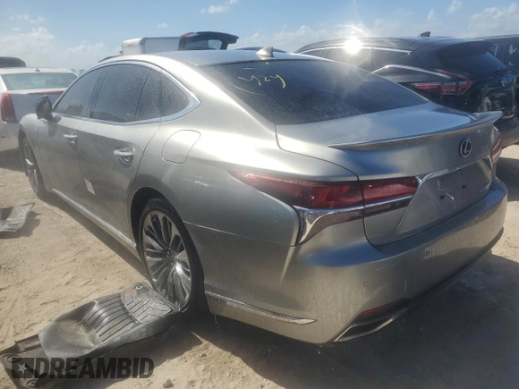2020 Lexus LS 500 z VIN JTHD51FF3L5012783, wystawiony jako Copart lot #75930554 z przebiegiem 32 367 mil mil oraz Nie do naprawy • Non repairable. Historia ofert i sprzedaży dostępna na DreamBid. Obrazek 2.