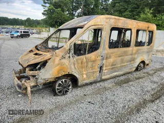 2022 Ford Transit Passenger XL with VIN 1FBAX2C86NKA47790, listed as a Copart auction lot 63018275 with Not provided miles and Non repairable. Bid and sale history available at DreamBid. Image 1.