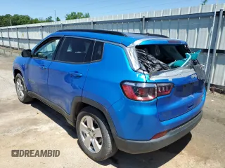 2022 Jeep Compass Latitude with VIN 3C4NJCBB5NT214270, listed as a Copart auction lot 56959935 with 52,137 mi miles and Clean title. Bid and sale history available at DreamBid. Image 2.