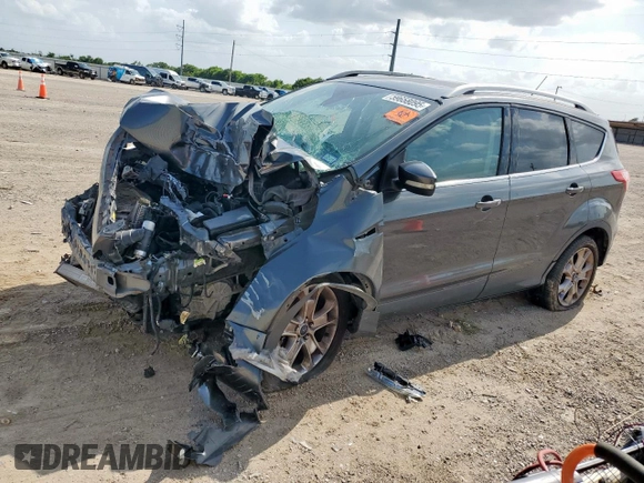 2016 Ford Escape Titanium с VIN 1FMCU9J97GUB28172, выставлен на аукционе Copart как лот 59658095 с пробегом Не указан миль и Списание • Salvage title. История ставок и продаж доступна на DreamBid. Изображение 1.