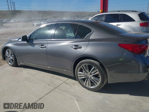 2014 Infiniti Q50 with VIN JN1BV7AP0EM673520, listed as a IAAI auction lot 41287915 with 178,339 mi miles. Bid and sale history available at carsss.com. Image 15.