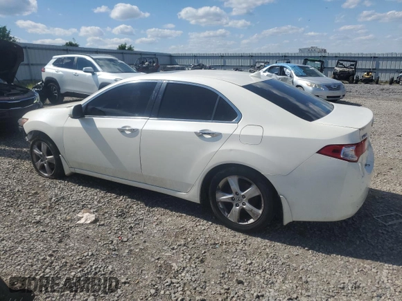 2010 Acura TSX with VIN JH4CU2F62AC002145, listed as a Copart auction lot 58056325 with 181,660 mi miles and Salvage title. Bid and sale history available at DreamBid. Image 2.