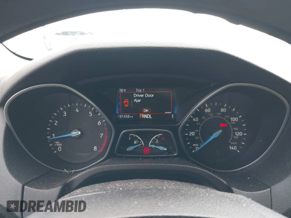 2016 Ford Focus SE with VIN 1FADP3F24GL337504, listed as a IAAI auction lot 41429358 with 91,458 mi miles and . Bid and sale history available at DreamBid. Image 7.