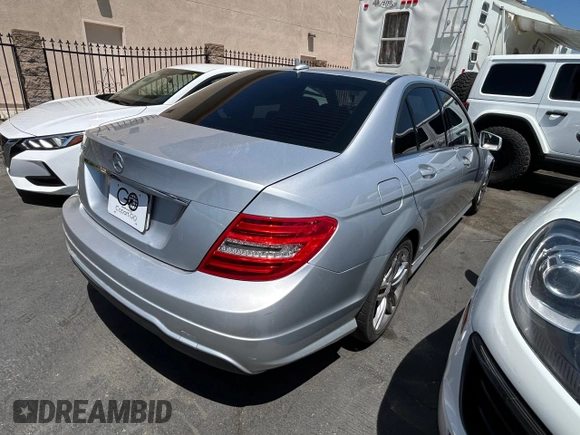 2012 Mercedes-Benz C 250 Sport with VIN WDDGF4HB8CR217294, listed as a Copart auction lot 64860895 with 146,786 mi miles and Clean title. Bid and sale history available at DreamBid. Image 4.