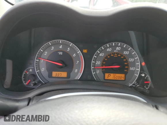2010 Toyota Corolla with VIN 1NXBU4EE7AZ221741, listed as a Copart auction lot 51419865 with 150,984 mi miles and Salvage Title. Bid and sale history available at carsss.com. Image 9.