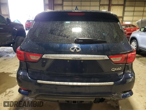 2017 Infiniti QX60 with VIN 5N1DL0MM9HC549725, listed as a Copart auction lot 43271555 with 98,344 mi miles and Salvage Title. Bid and sale history available at DreamBid. Image 6.