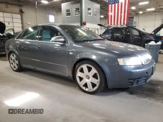 2005 Audi S4 z VIN WAUPL68E85A066495, wystawiony jako Copart lot #41601885 z przebiegiem Nie podano mil oraz Czysty tytuł • Clean title. Historia ofert i sprzedaży dostępna na DreamBid. Obrazek 4.