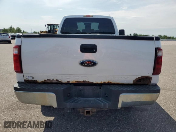 2011 Ford F-250 XL with VIN 1FTBF2B63BEB24712, listed as a Copart auction lot 65013145 with 176,681 mi miles and Salvage title. Bid and sale history available at DreamBid. Image 6.